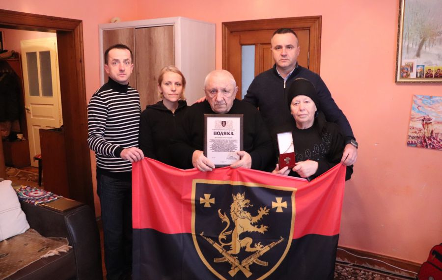 Орден вручили родині полеглого Героя.
