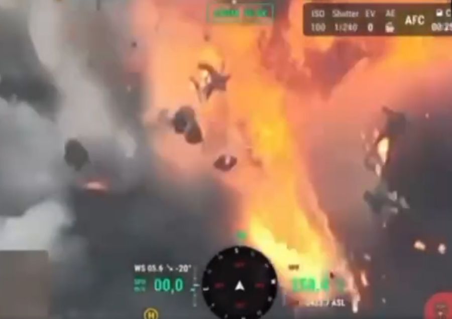 "Леви" помстилися ворогу за загиблих побратимів. Фото: скрін з відео