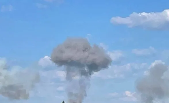 Ілюстроване фото. Внаслідок падіння уламків "шахедів" є задимлення і загорання, постраждалих немає