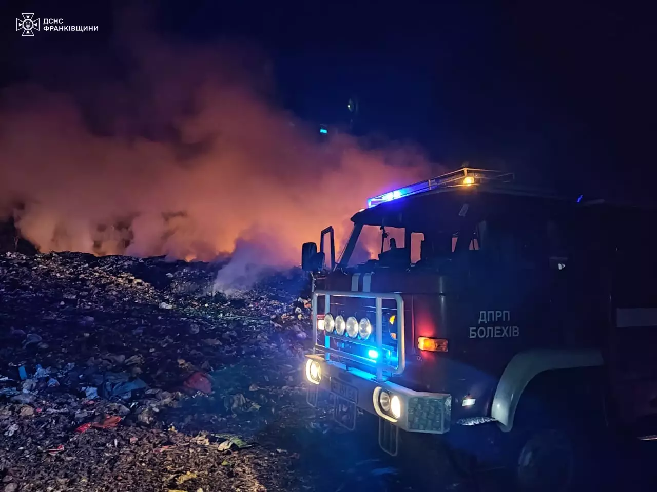 Постраждалих  на пожежі немає