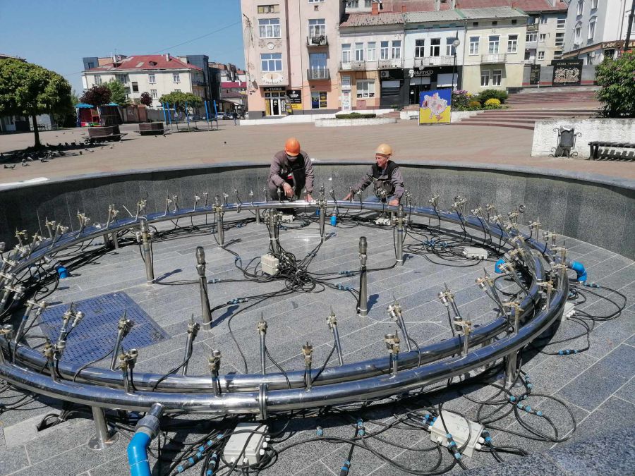 30 квітня фонтан запустять у тестовому режимі