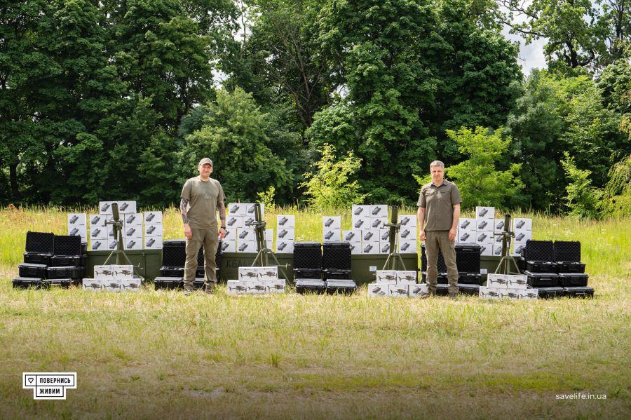 Отримане обладнання вже працює на фронті