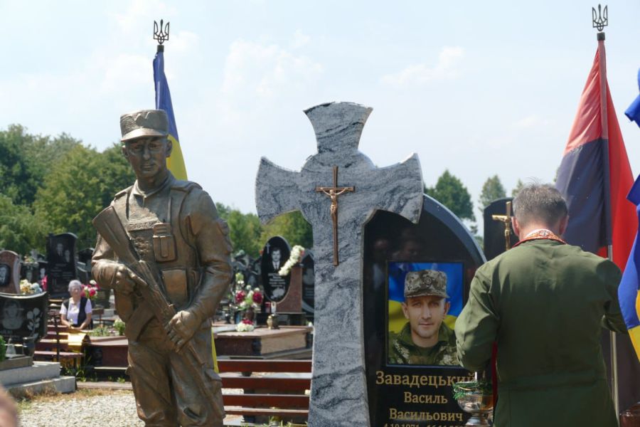 Василь Завадецький "Тадей" з Голиня на війні врятував життя побратимам. Фото: Калуська міська рада
