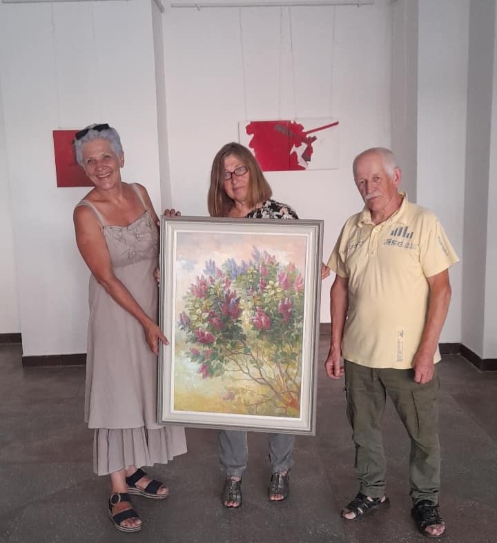 Картину Ярослава Господарчука "Бузок" купили на онлайн-аукціоні за 8000 гривень