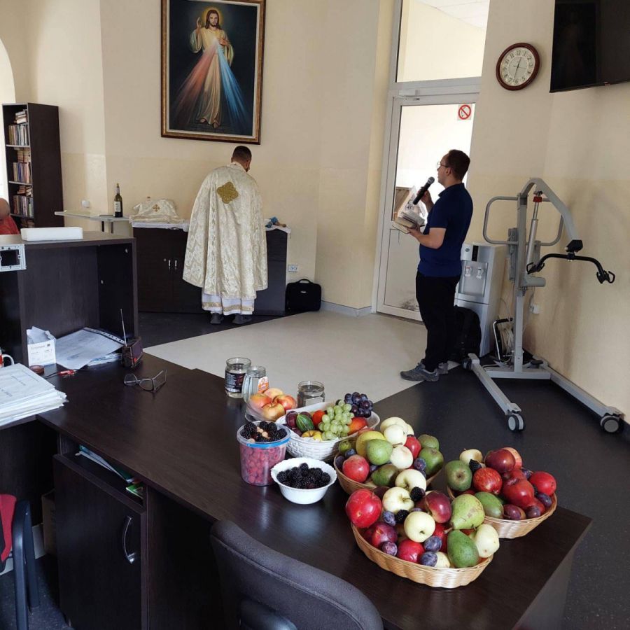 Богослужіння для підопічних відправив отець Мар’ян Борачок