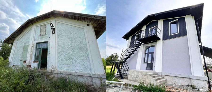 Закинуту водонапірну станцію в Калуші перетворили на сучасний простір 