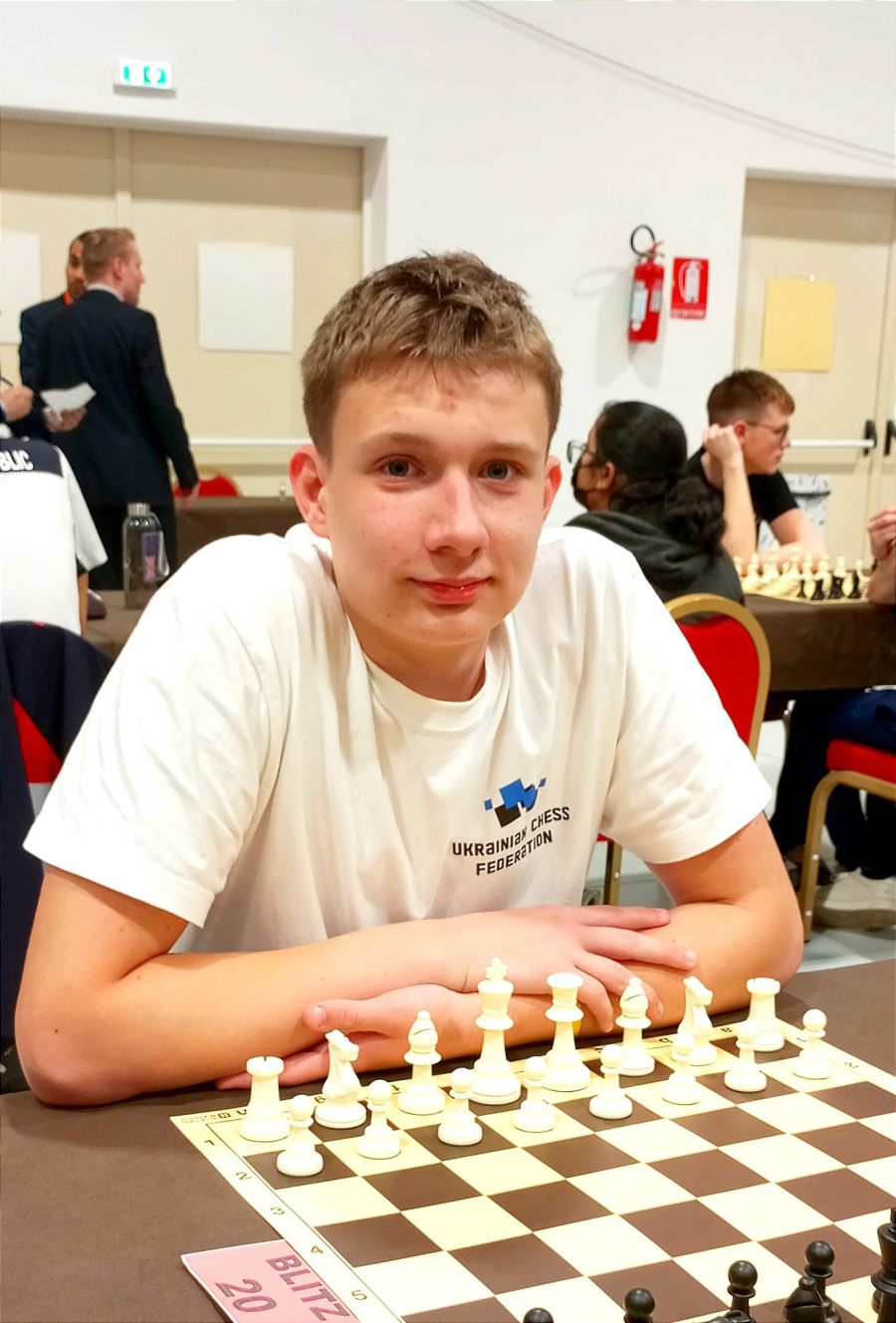 Олександр Васинда здобув перше своє звання у шахах