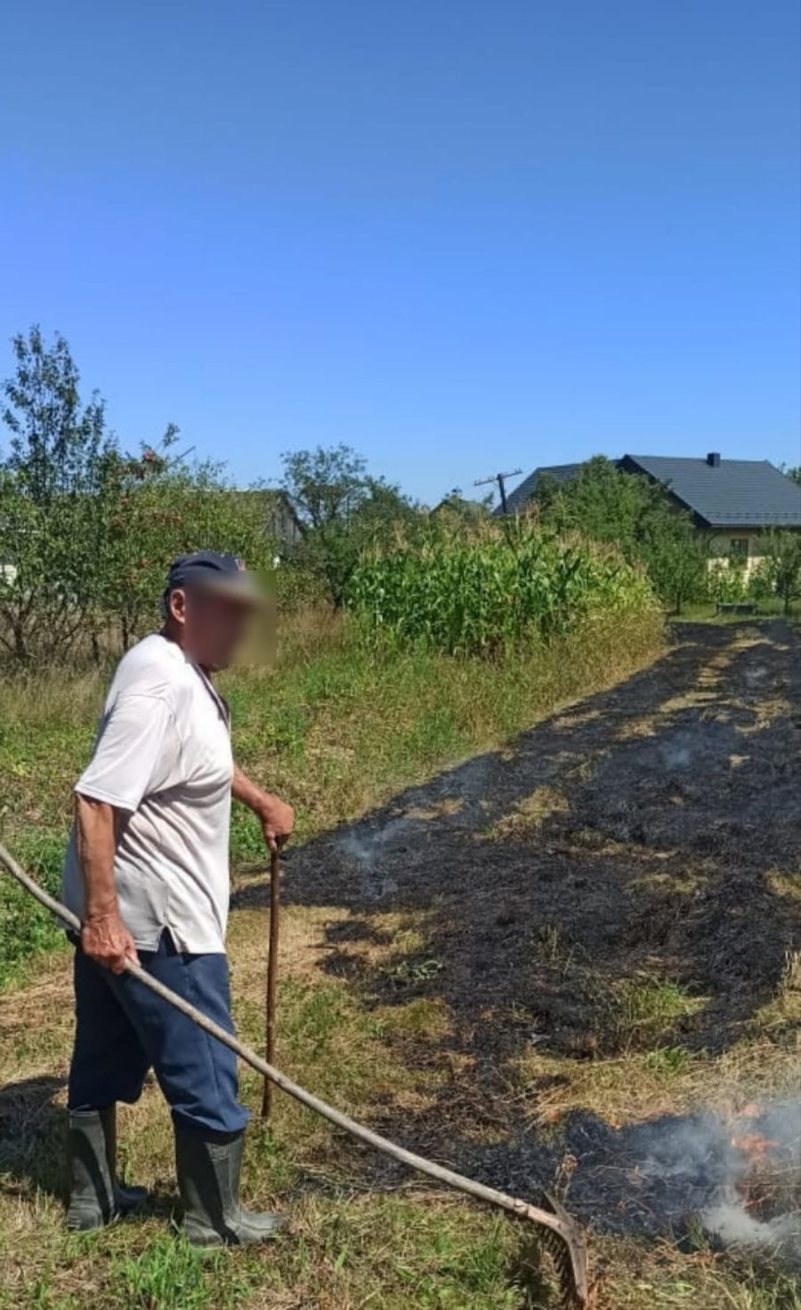 Як з'ясувалось, винуватцем виникнення пожежі був місцевий житель