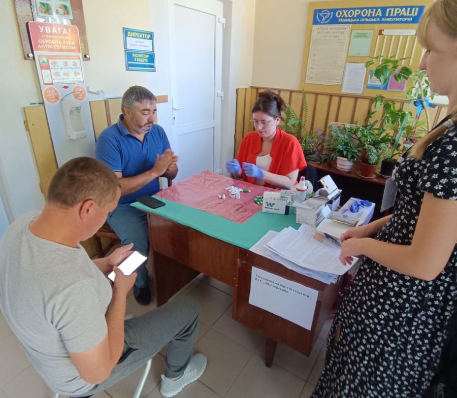 Протягом акції були проведені лабораторні та медичні обстеження