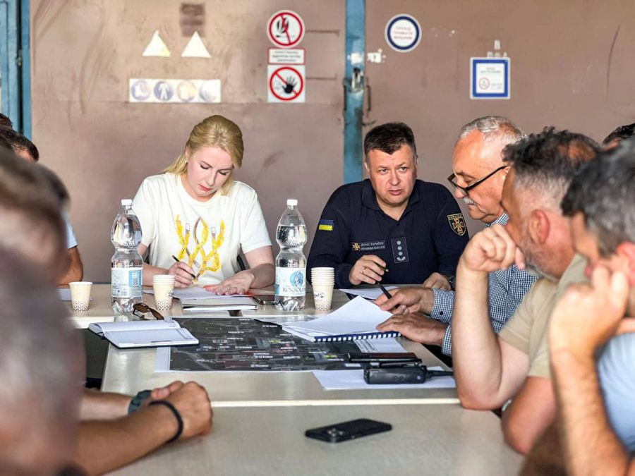 На місці події провели виїзне засідання комісії ТЕБ та НС