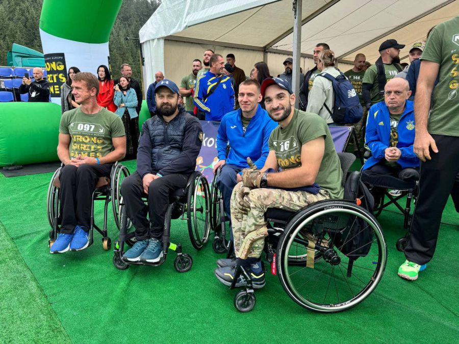 У рамках змагань триває національний відбір ветеранів на міжнародні змагання "Strong Spirit's Games"