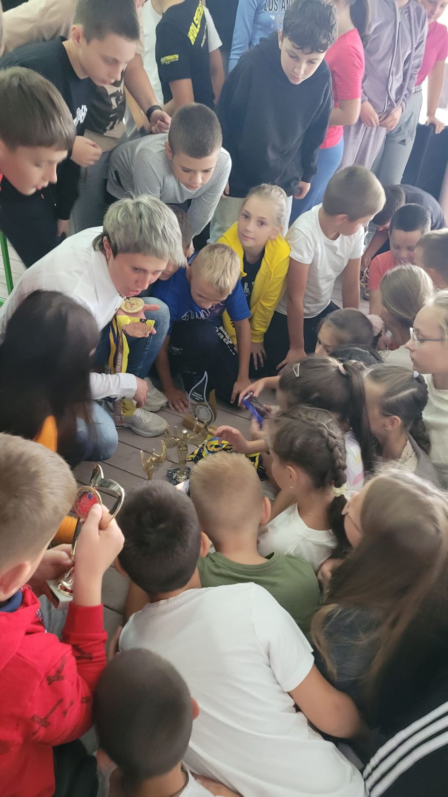 Марія Відливана розповіла дітям про свої досягнення у спорті та в житті