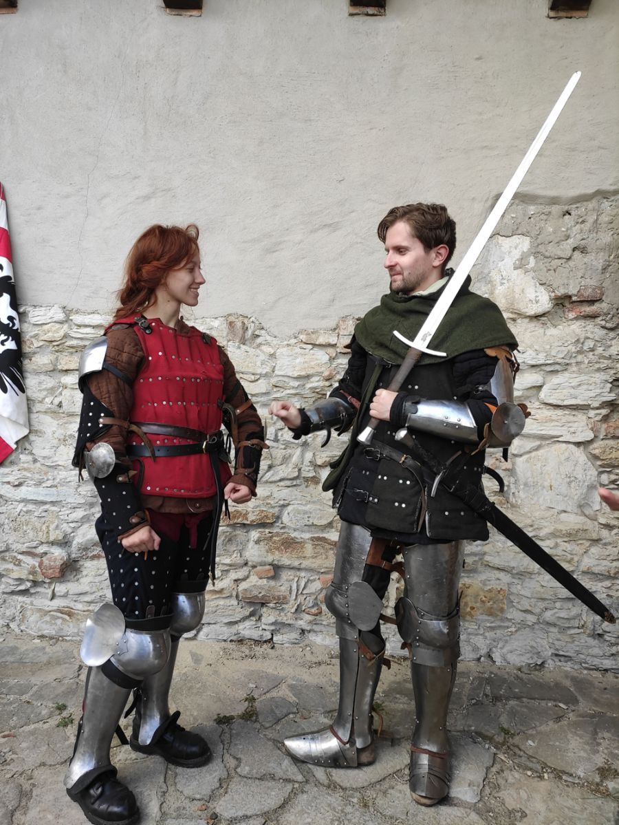 Ритуал посвяти включав демонстрацію спритності нового лицаря