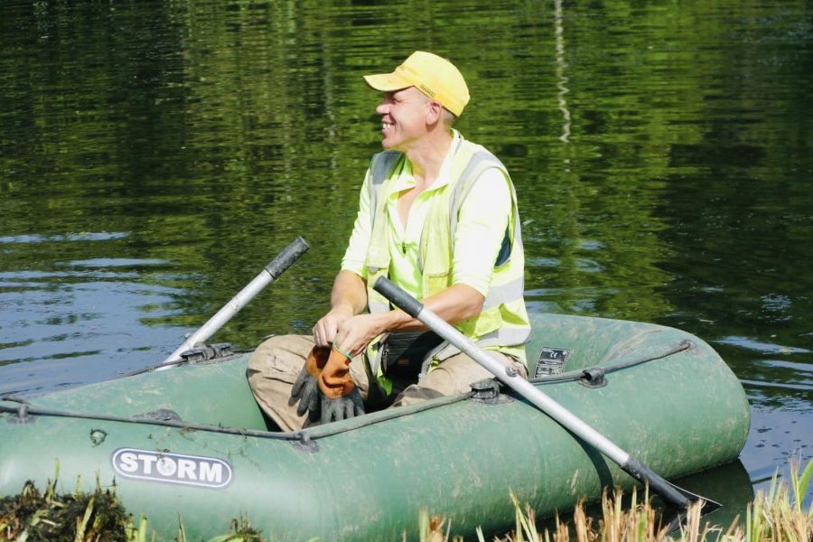 У очищеній водоймі у водоймі є лини, товстолоби, окунь, плотва. Фото: Калуська міська рада, Ірина Андріїв