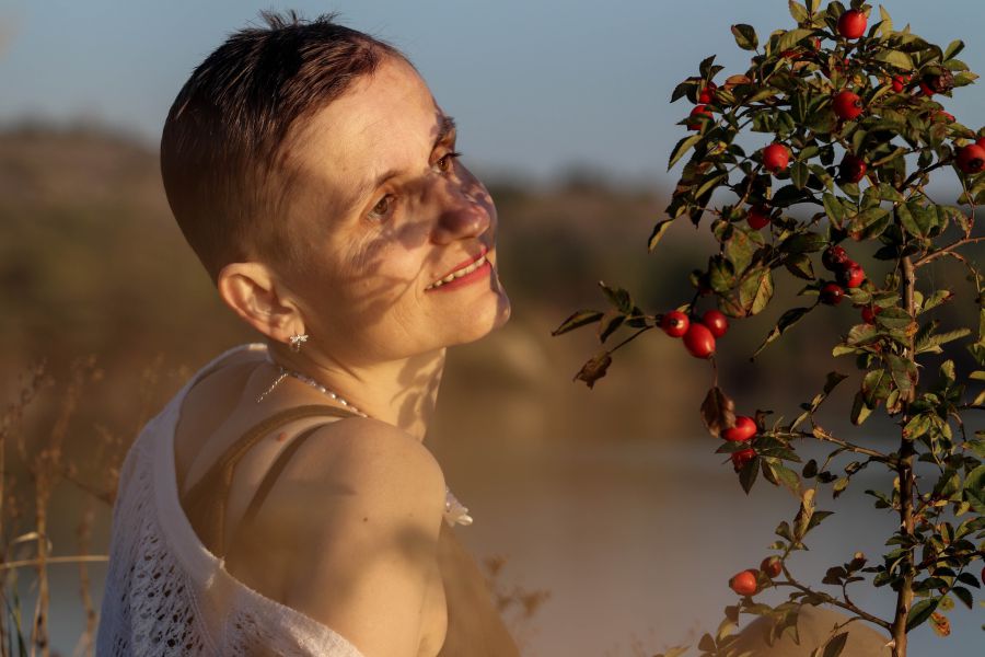 Попереду у Валентини Лазоришин — п'ять хімієтерапій. Фото: Natali Kovalska/Фейсбук