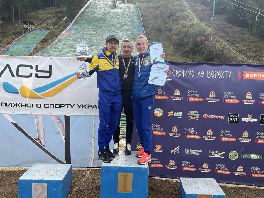 Євген Марусяк — чемпіон України зі стрибків на лижах з трампліна