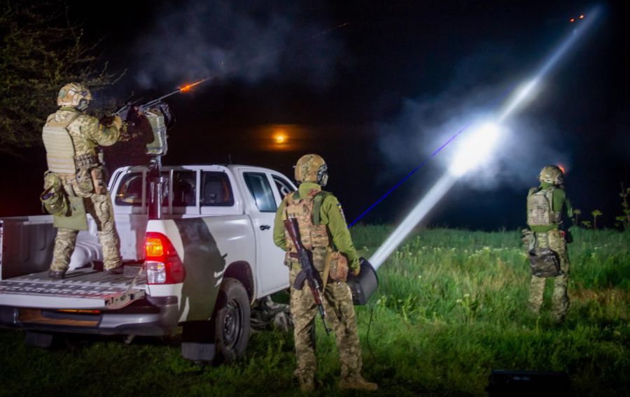 Ілюстроване фото. 27 ворожих безпілотників локаційно втрачено, 1 БпЛА — полетів у Білорусь