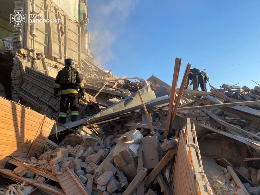Кількість загиблих внаслідок російського удару по Запоріжжю 7 листопада зросла до восьми