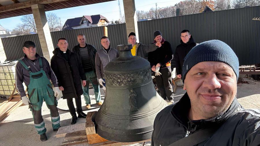 Дзвін встановлять на дзвіниці, висота якої сягне 31 метра. Фото: Іван Мазурик