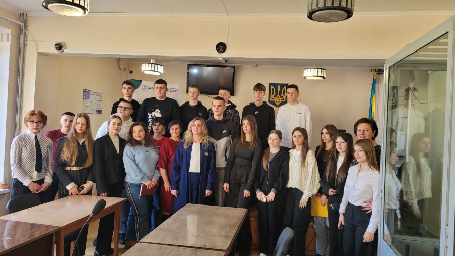 Учні Голинського ліцею взяли участь у моделюванні судового процесу 