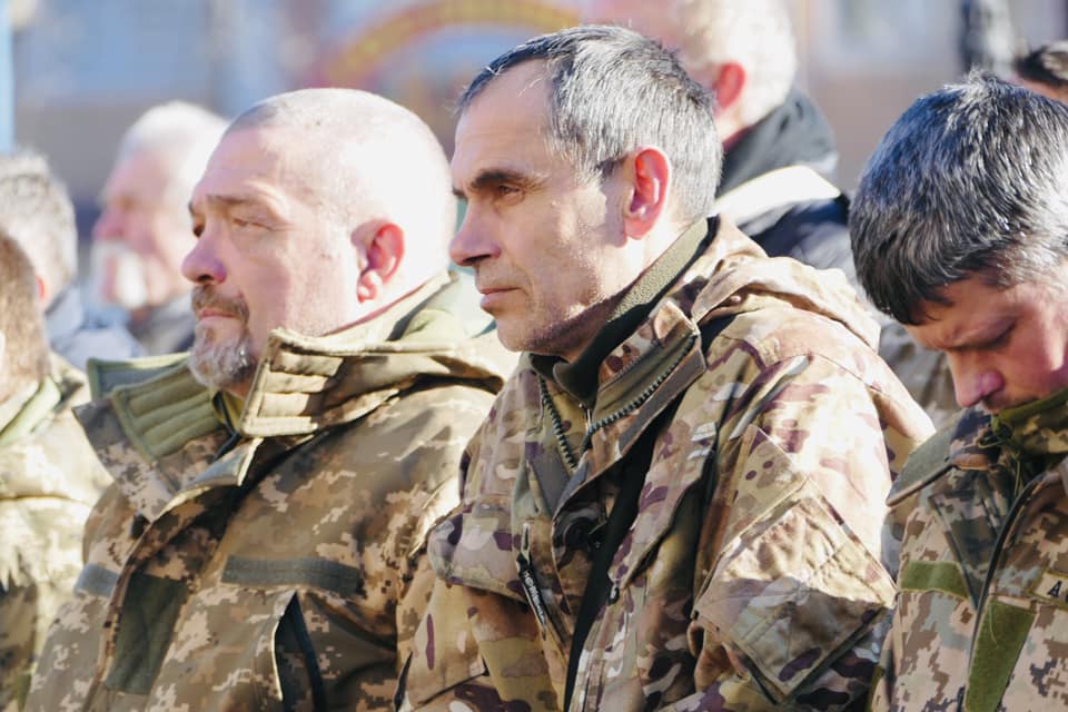 На урочистостях був присутній оборонець ДАПу Данило Семчишин. Фото: Калуська міська рада