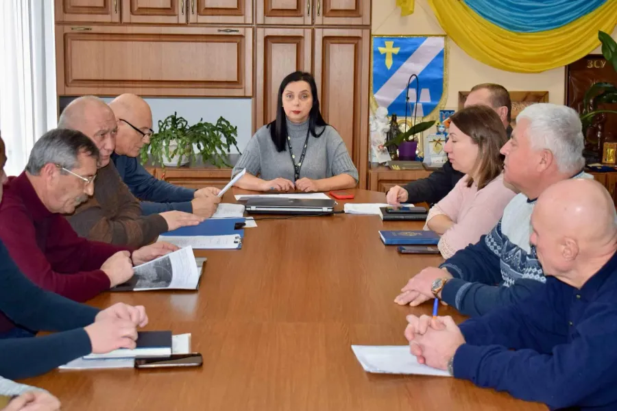 На засіданні комісії запровадили карантинний режим. Фото: Калуська РДА