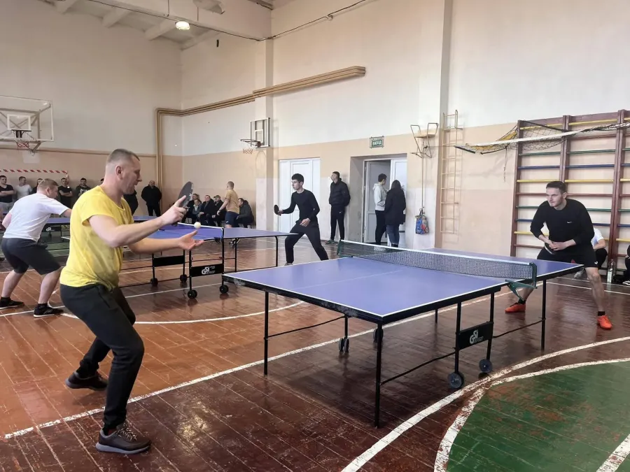 У Верхній відбулися змагання з настільного тенісу. Фото: Ігор Височан