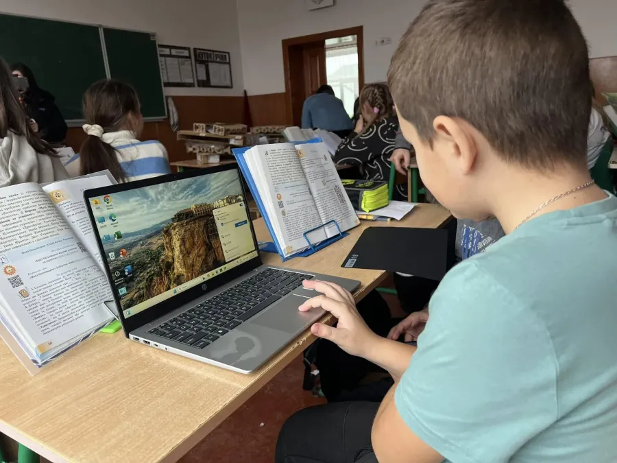 10 лютого у ліцеї були відсутніми понад 20% учнів. Фото: Голинський ліцей/Фейсбук