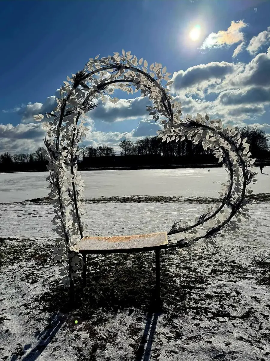 Після вихідних фотозону планують прибрати аж до відкриття нового сезону. Фото: міська рада і Tania Tkachuk/Фейсбук