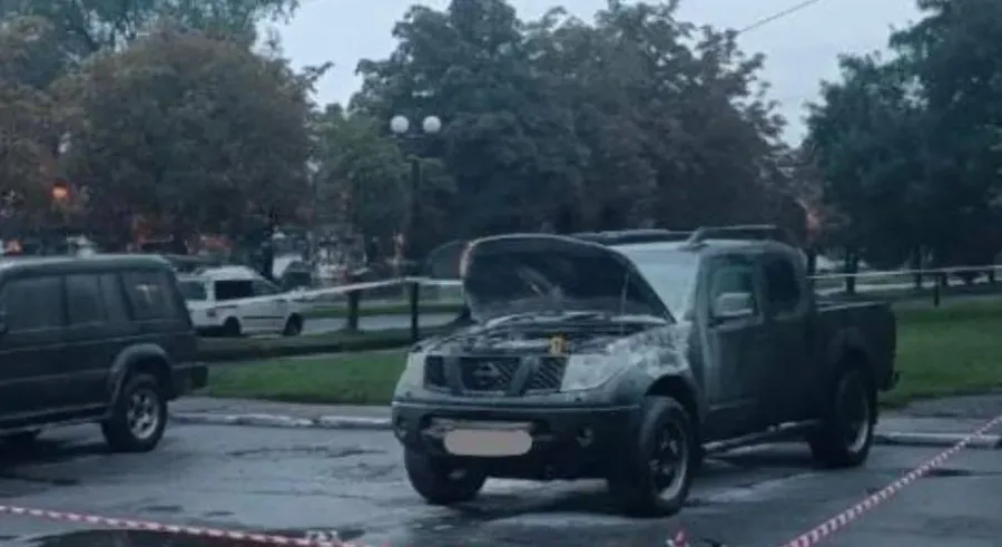 Ілюстроване фото.Автомобіль, який підпалили, передали у військову частину