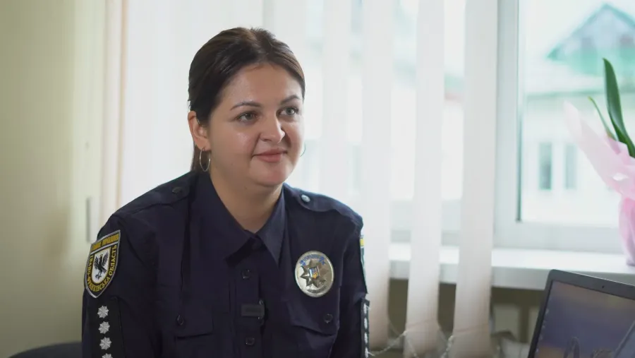 У мене в родині поліціянтів не було, а тато дуже хотів, щоб я обрала цю професію, — зізнається Оксана Андріїшин