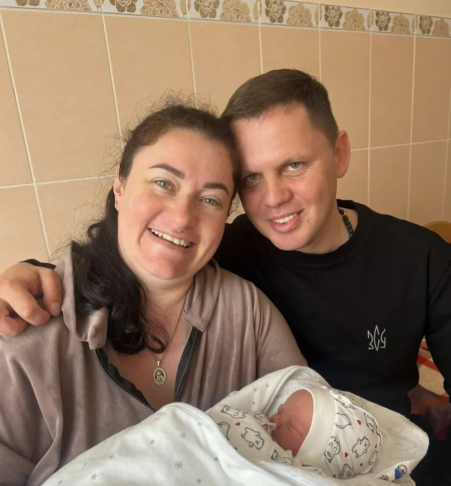Батьками новонародженого богатиря стала Віра та Роман Новосельські з Калуша