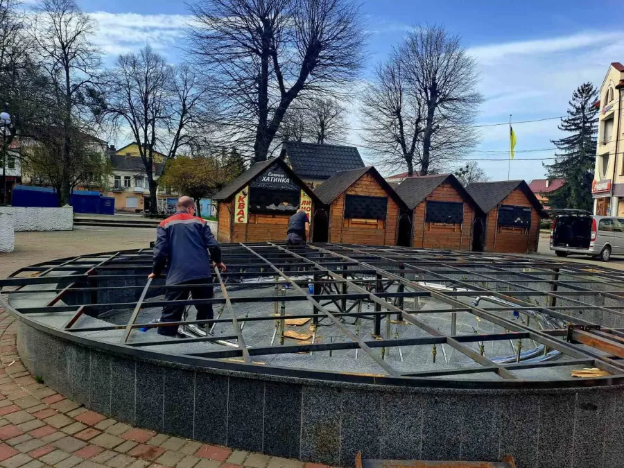 Уже на Великдень фонтан тішитиме мешканців і гостей громади