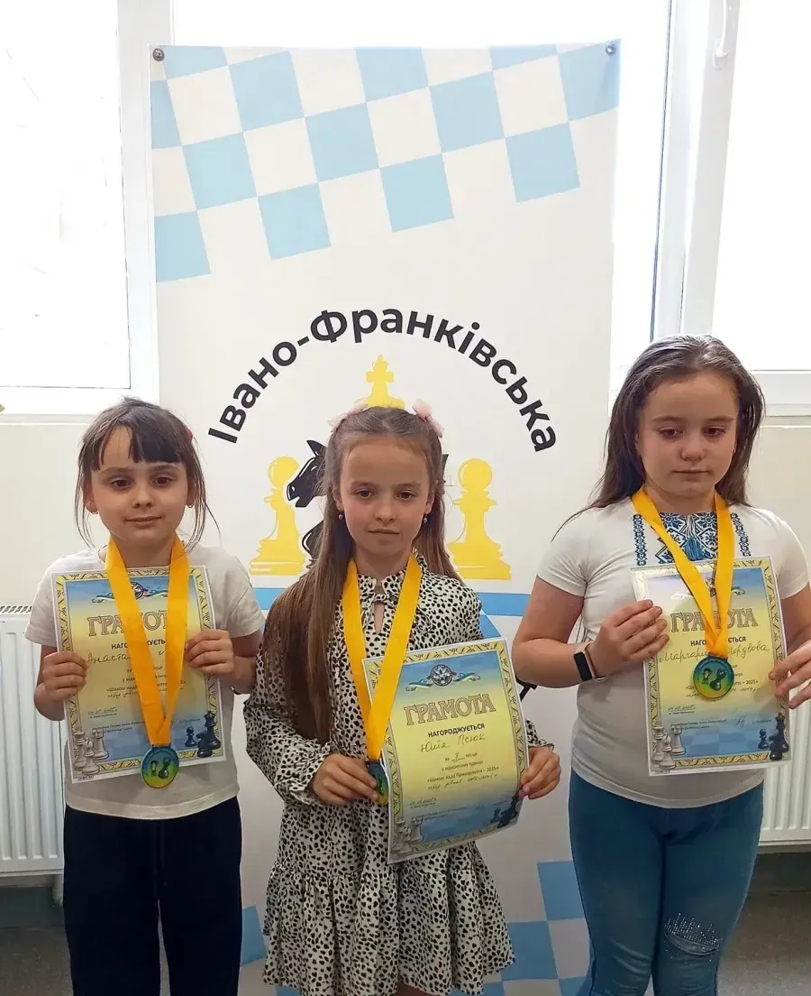 Призери турніру Анастасія Луців, Юлія Псюк і Маргарита Мордвова