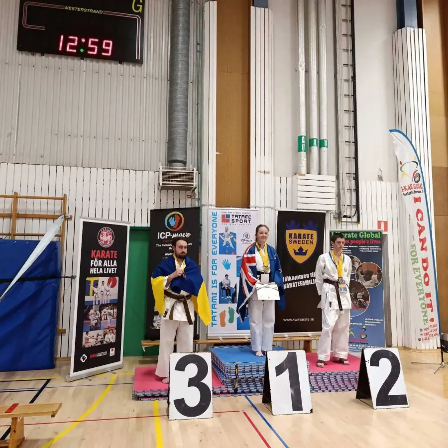 У категорії куміте Андрій Лагойда посів друге місце