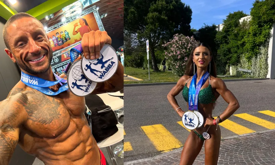 Роман Кобута і Софія Вінтонів стали чемпіонами світу з фітнесу та бодібілдингу