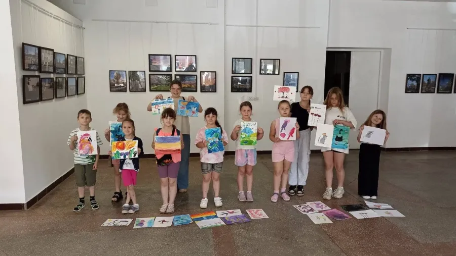 Для дітей було проведено майстер-клас з малювання