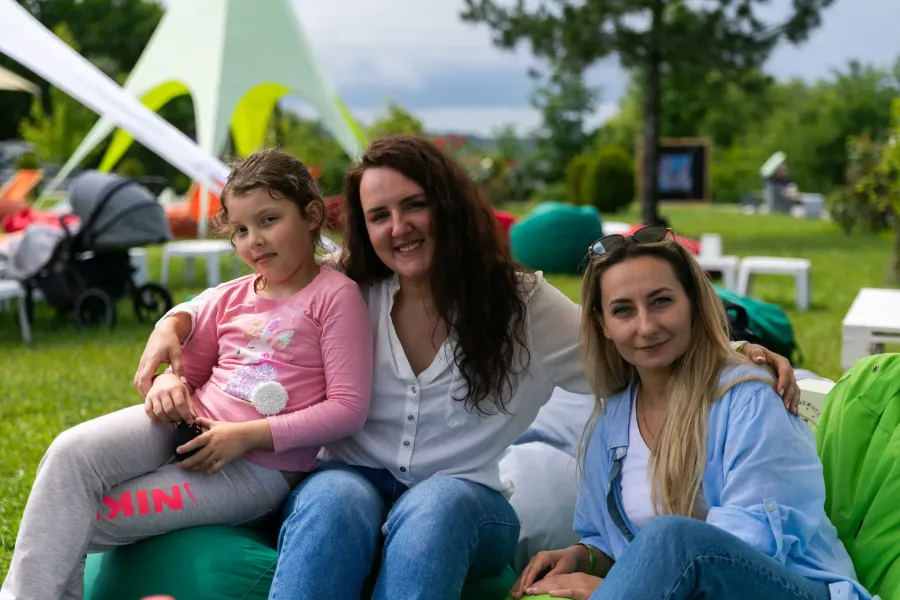 На святкуванні працівники з родинами добре провели час