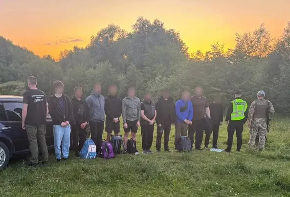 На Буковині прикордонники затримали дев’ятьох українців