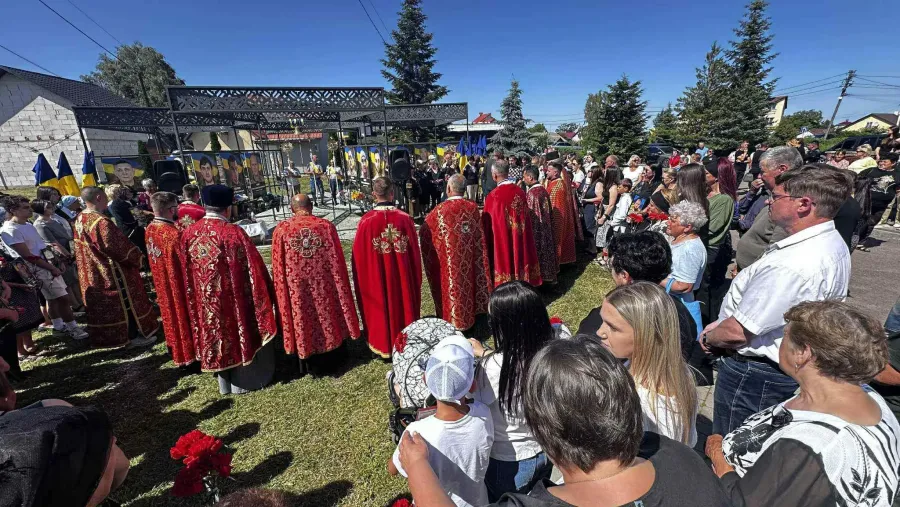 Вперше на "Дзвоні пам’яті" лунав спогад про Петра Василіва з Голиня. Фото: Іван Мазурик