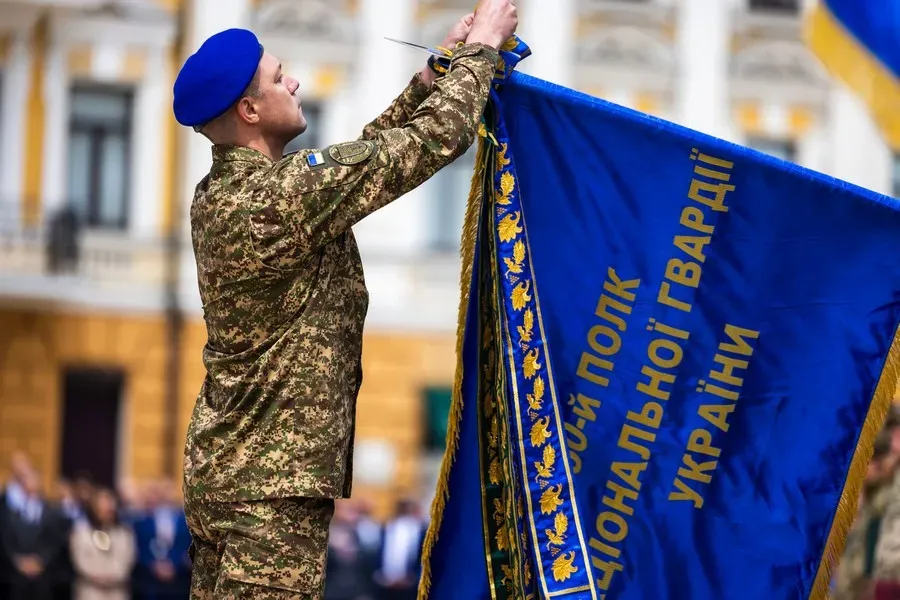 Відзнаку вручено за відвагу, стійкість і професіоналізм бійців. Фото: Національна гвардія України