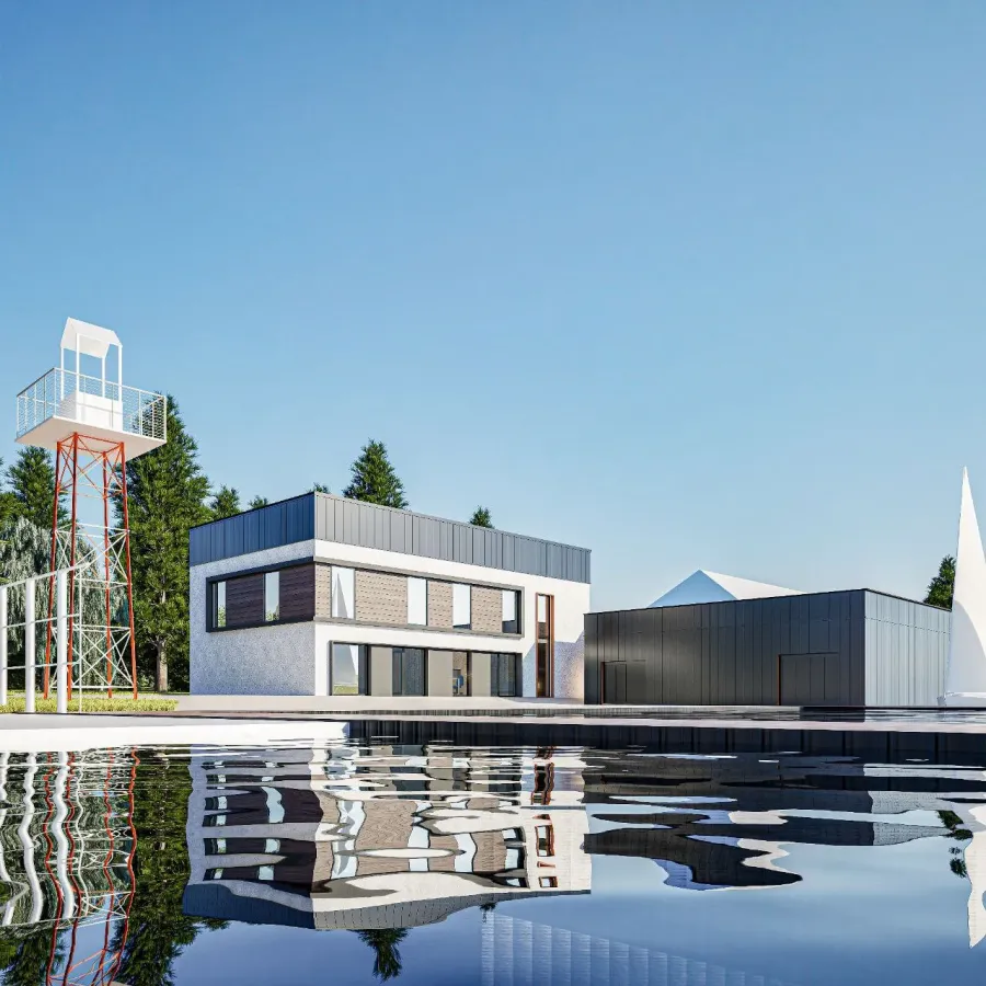 На запит громади автор проєкту передбачив причал — з перспективою розвитку вітрильного спорту