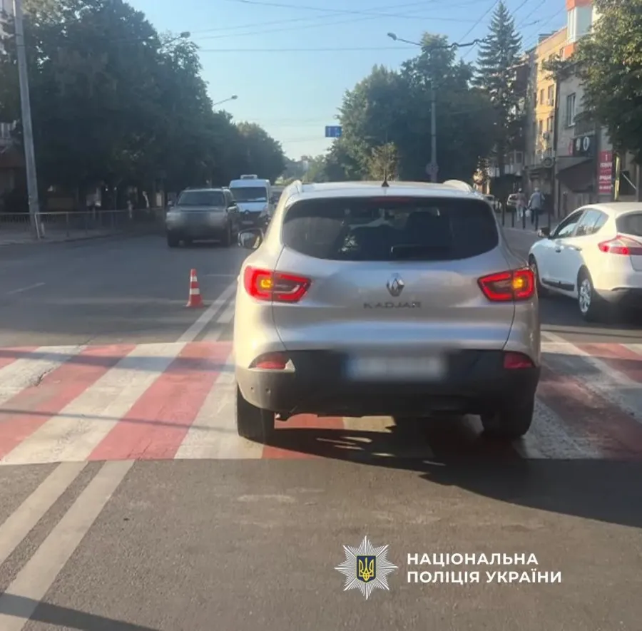 Водійка автомобіля була твереза