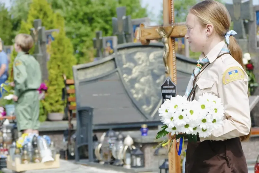 На Алеї Слави у Калуші. Фото: Калуська міська рада