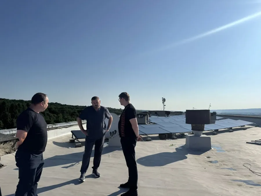 У вересні сонячну електростанцію мають підключити до мережі. Фото: Калуська міська рада