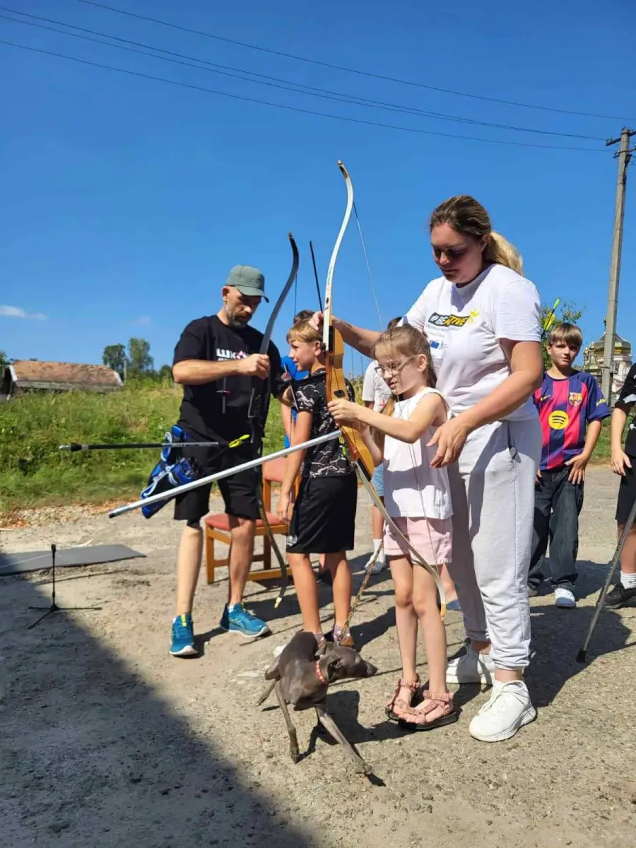 У Боднарові відбувся майстерклас зі стрільби з лука. Фото: Оксана Луцька