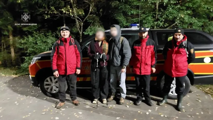 Подружжя заблукало під час туристичного походу