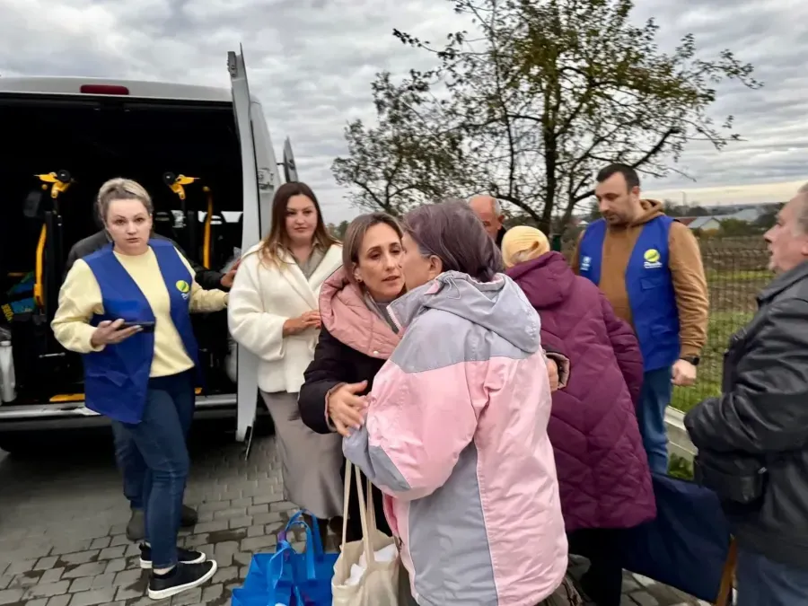 На Прикарпаття приїхав евакопоїзд з 15 людьми. Фото: Івано-Франківська ОВА