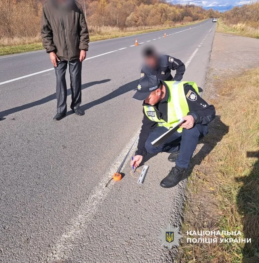 Від отриманих внаслідок ДТП травм пішохід загинув на місці