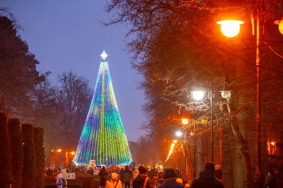 Головна ялинка порадує жителів Франківська та гостей. Фото з архіву: oper-info.if.ua